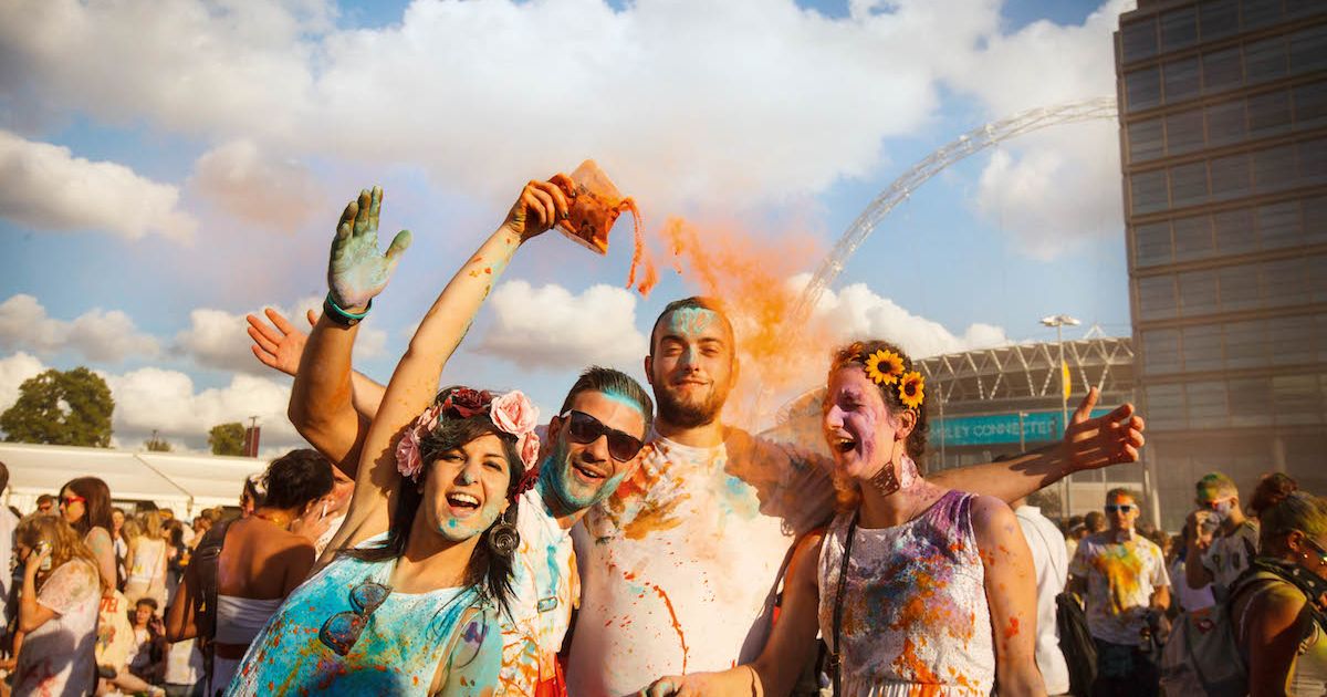 Holi-Festival-of-Colour-at-Wembley-Park-in-London