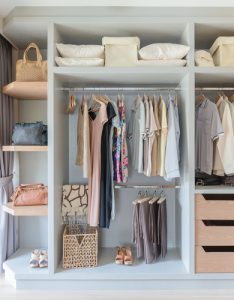 decluttered closet 